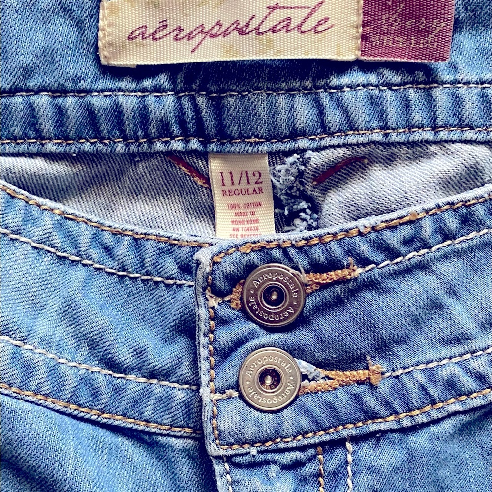 Aeropostale AVERY WIDE LEG Jeans. Size 11/12 Regular - Picture 3 of 3